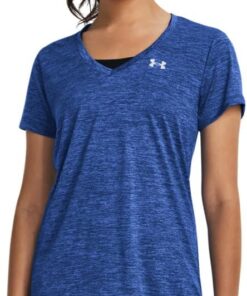Under Armour Women's UA Tech™ Twist V-Neck Short Sleeve Tech SSV- Twist Mujer (Pack de 1)