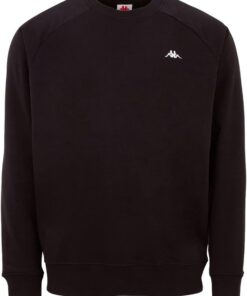 Kappa VAUKE Sudadera Unisex I Jersey para Hombre de algodón I Básico para Deporte y Ocio I Sudadera para Mujeres y Hombres en los Colores Azul, Gris, Negro I Jersey en Las Tallas S, M, L, XL y XXL
