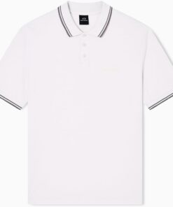 Armani Exchange Short Sleeve Side Logo Three-Button Collar Polo Hombre
