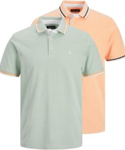 Jack & Jones Jjepaulos Polo SS 2pk MP Noos Jjepaulos Polo SS 2Pk MP Noos Hombre (Pack de 2)