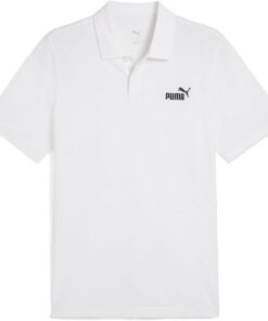 Puma ESS No. 1 Logo Pique Polo Puma Polo de piqué Essentials con Logo n.º 1 Hombre L, New Navy Blue Hombre