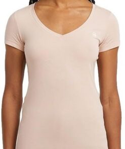 G-Star Mujer Base V-Neck Cap Top