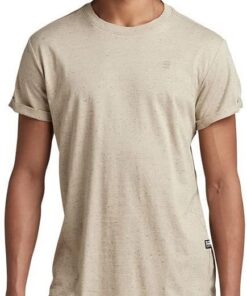G-Star Camiseta Text Chest Camiseta Hombre (Pack de 1)