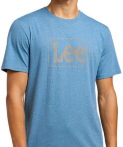Lee Wobbly Logo Tee Camiseta Hombre (Pack de 1)