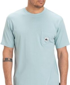 Quiksilver Saltwater - Camiseta con Bolsillo para Hombre
