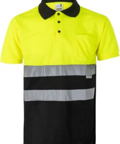 VELILLA Herren 173; Poloshirt, Zweifarbig, Kurzrmelig, Grau und Neonorange, Gre L Polohemd