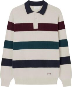 SPRINGFIELD Polo De Rayas Kodak Gg7 con Botones, Blanco, L