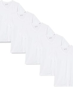 berydale Camisetas Mujer, 100% Algodón, Cuello en V (Paquete de 3 y paquete de 5)