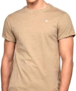 G-Star Camiseta Text Chest Camiseta Hombre (Pack de 1)