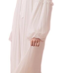 Women Victorian Vintage Long Sheer Nightgown Camisón Mujer
