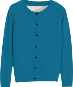 HUIFUAO - Cárdigan de punto para mujer, talla grande, elegante, con botones, frente abierto, cárdigans para otoño, básico, manga larga, suéteres ligeros