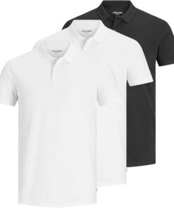 JACK & JONES Jjebasic Polo SS 3Pk MP Noos