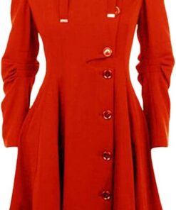 Tomwell Mujer Elegante Manga Larga Color Sólido Chaquetas Otoño Invierno Abrigo Señora Caliente Ropa de Abrigo de Solapa Jacket Parkas
