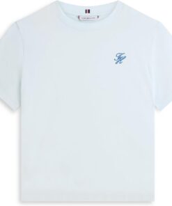 Tommy Hilfiger TH Script Reg C-nk SS tee Ww0ww47809 Camiseta S/S Mujer (Pack de 1)