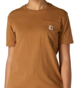 Carhartt Loose Fit Heavyweight Short-Sleeve Pocket T-Shirt (Also Available In Plus Sizes) Closeout Clásico Mujer