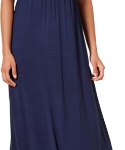 Amazon Essentials Vestido Entallado Largo (Talla Grande Disponible) Mujer