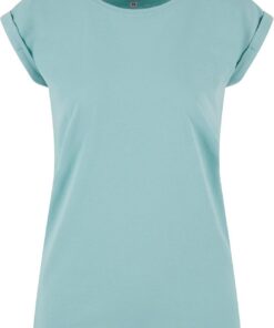 Build Your Brand Ladies Extended Shoulder tee Camiseta Mujer (Pack de 1)