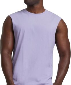 Urban Classics Open Edge Sleeveless tee Hombre Camiseta Negro Regular