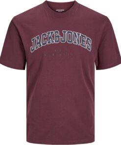 JACK & JONES Jjecaleb Varsity tee SS O-Neck Noos Camiseta Hombre (Pack de 1)