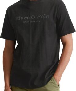 Marc OߴPolo Hombre Camiseta de Punto de algodón orgánico con Cuello Redondo