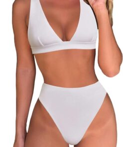 fatty tiger Acolchado Traje de baño de Dos Piezas para Mujer