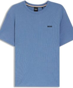 Boss Camiseta Waffle Camiseta de Pijama Hombre