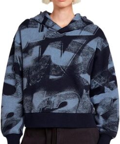 G-Star Sudadera Sprayed Letters Loose Hooded Mujer