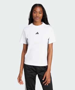 adidas Women's Camiseta Essentials Cotton 3 Bandas