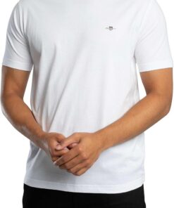 GANT Camiseta con Escudo Impreso Camiseta Hombre