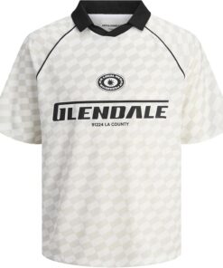 Jack & Jones Jcoretreat AOP Mesh Open Collar Polo SS para Hombre