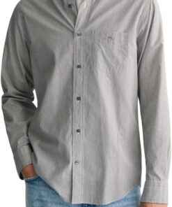 GANT Reg Poplin - Camiseta de Banquero Camisa Hombre (Pack de 1)