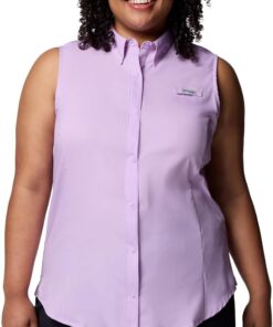 Columbia Tamiami Women's Sleeveless Shirt Tamiami - Camiseta sin Mangas para Mujer Mujer (Pack de 1)