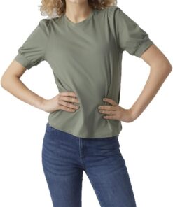 Vero Moda Vmkerry VMA Noos - Camiseta de Manga Corta con Cuello Redondo Camiseta Mujer