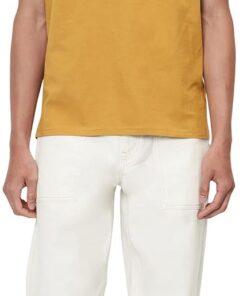 Marc OߴPolo Hombre Camiseta de Punto de algodón orgánico con Cuello Redondo