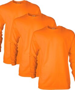 Gildan Camiseta de Manga Larga, de Ultra Cotton, Estilo G2400, Camiseta para Hombre