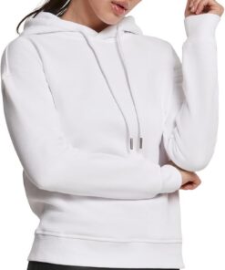 URBAN CLASSICS Sudadera de Invierno con Capucha para Mujer, 100% Algodón Orgánico Natural, Jersey de Manga Larga, Disponible en Varios Colores y Tallas XS - 5XL