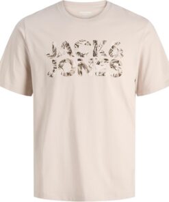 JACK & JONES Jjejeff Logo tee SS Sn Jjejeff Logo tee SS Sn Hombre (Pack de 1)