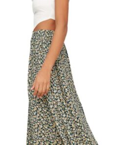 Trendyol Falda de Punto Asimétrica Falda Mujer (Pack de 1)