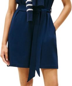 Tommy Hilfiger Gold Button Jersey F&f Dress Ww0ww49239 Vestido Acampanado Mujer (Pack de 1)