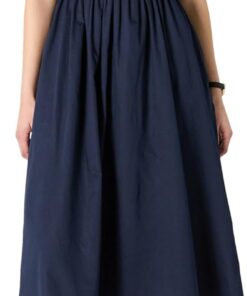 Amazon Essentials Vestido con Corpiño Nido de Abeja de Satén de Algodón de Corte Recto Mujer