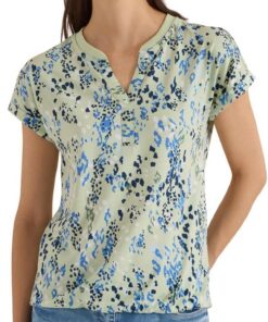 Cecil 3230895 Camiseta con Cuello Dividido y Estampado Mujer (Pack de 1)
