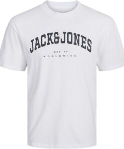 JACK & JONES Jjecaleb Varsity tee SS O-Neck Noos Camiseta Hombre (Pack de 1)