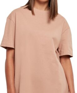 Urban Classics Ladies Oversized Boyfriend Mujer Camiseta Negro 100% algodón Más Grande