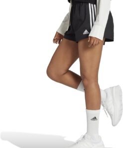 adidas Essentials 3-Stripes Lifestyle Woven Shorts - Pantalones Cortos Mujer