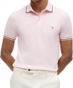 Tommy Hilfiger Polo de Manga Corta Hombre Tipped Seasonal Slim Fit