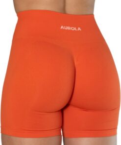AUROLA Aurola Pantalones Cortos de Entrenamiento para Mujer - Pantalones Cortos de Yoga Mujer