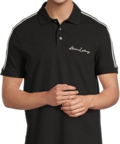 Armani Exchange Signature Logo Polo Polo con Logotipo Distintivo Hombre