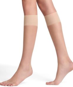 FALKE mujer Shelina Toeless 12 DEN calcetines ultratransparente sin dedos cinturilla de confort brillante resistente a la rotura y sin presión fino suave material 1 par
