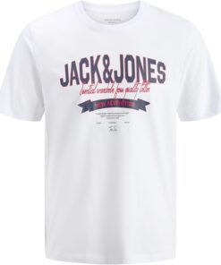 JACK & JONES Jjelogo tee SS O-Neck 2 Col Ss26 Sn Jjelogo tee SS O-Neck 2 Col Ss26 Sn Hombre (Pack de 1)