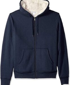 Amazon Essentials Mujer Chaqueta polar con forro de peluche, capucha y cremallera completa